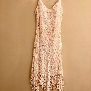 Intricate detail white dress